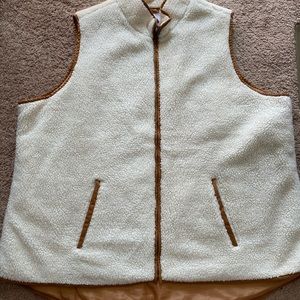 old navy Sherpa vest